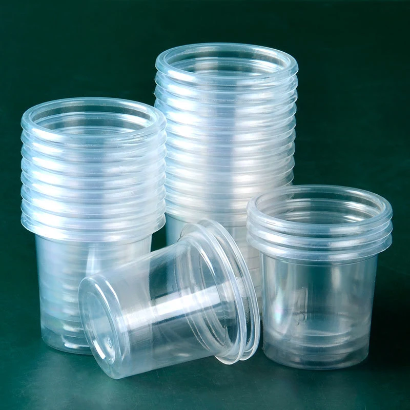 Taste cup disposable 20ml transparent plastic cup supermarket activity coffee juice drink milk sample drink cup