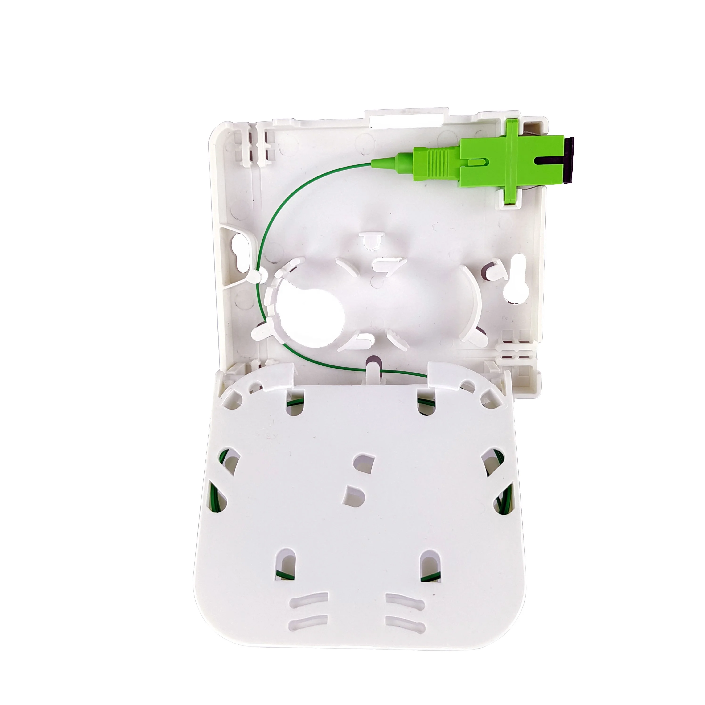 transparent dust ftth fiber optic termination box