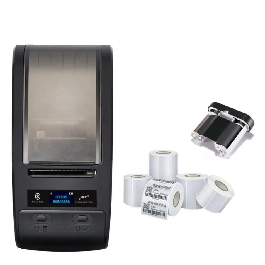 Термопринтер DeTong с Bluetooth Wi-Fi принтер для печати бирок на iOS