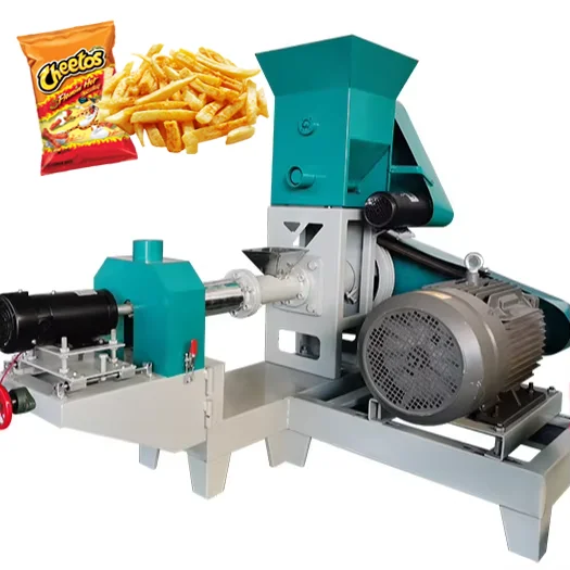 Hot Sale Hanson Full Automatic Corn Snack Extruder Corn Puff Making Machine Puffed Snack Machine