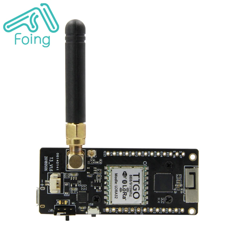 433/868/915MHZ TTGO LoRa32 V2.1 ESP32 with 0.96inch OLED for BLE WIFI Module IP5306