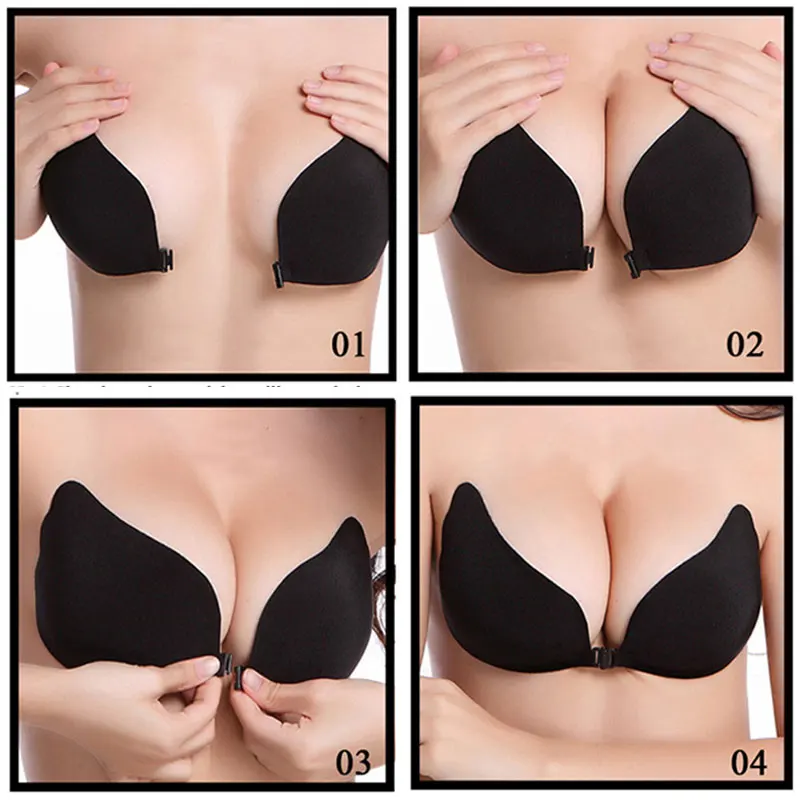 Dropshipping Mango Chest Stickers Lift Up Nude Bra Self Adhesive Bra Nude Invisible Cover Pad Sexy Sticky Bra