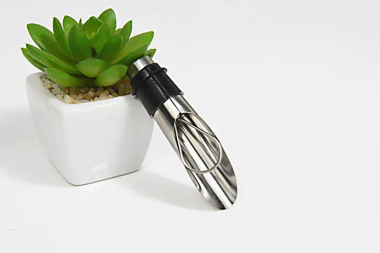 2 in 1 Stainless Steel Liquor Bottles Wine Aerating Spout and Pourer Stopper Wine Pourer Stoppers Wine Funnel Bottle Pourer