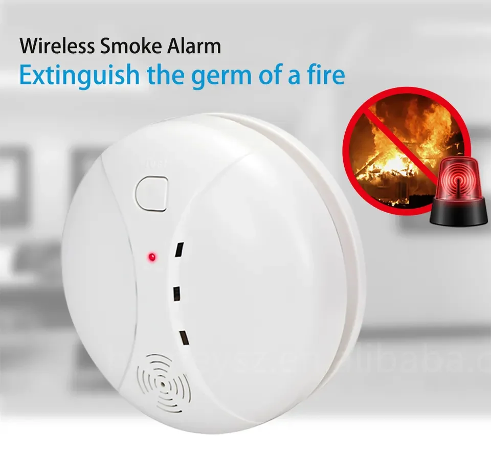 Safe and Convenient Restaurant Wireless High Sensitivity Fire Alarm Smoke Alarm