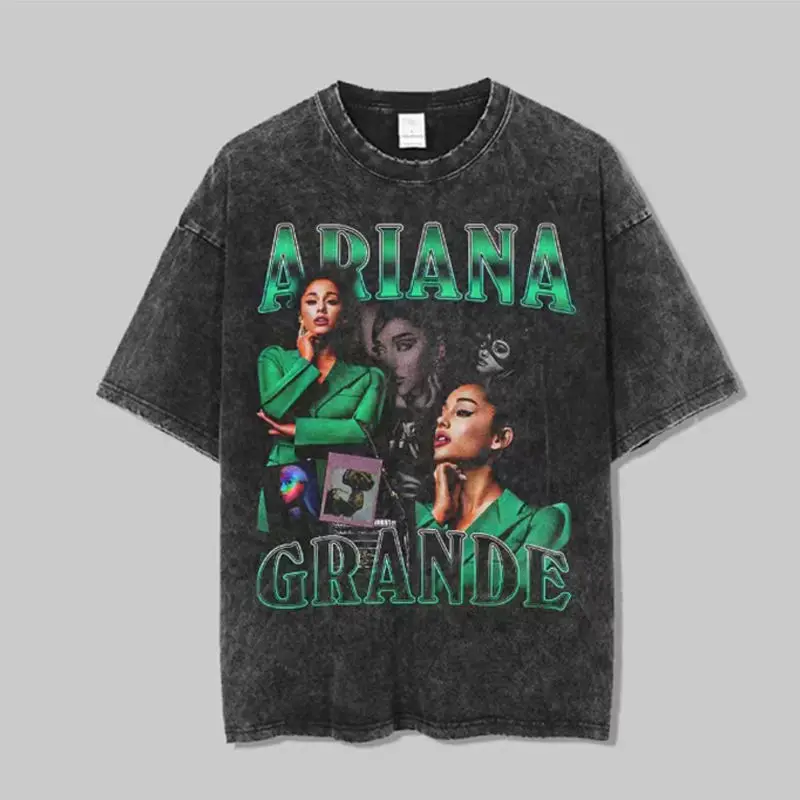 High Quality Custom Printed Short Sleeve Logo Oversized Thick 100% Cotton T-shirt 140-280Gsm Acid Washed Street Clothes Vintage