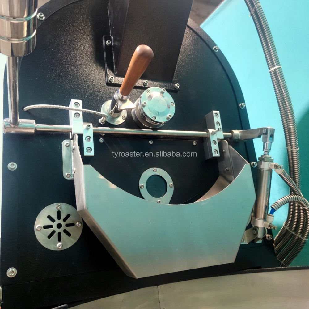 laser cut plc integrated design ce certificate toper 10kg commercial coffee roaster machine gas burner for coffee roaster