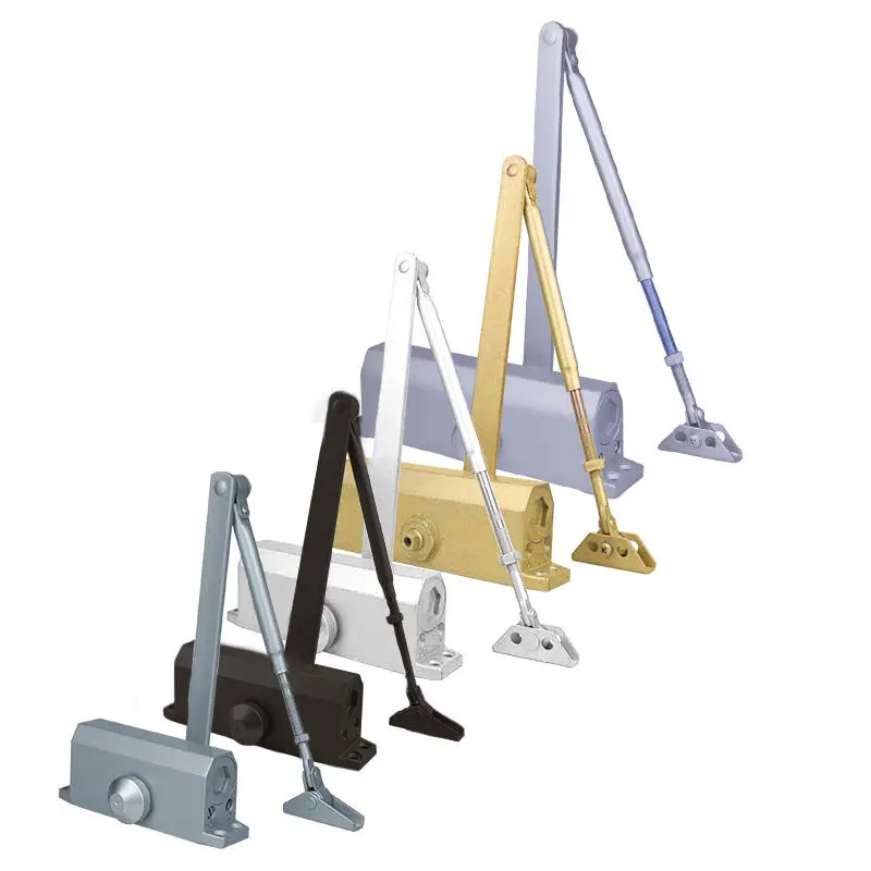 Professional furniture hardware Germany Quality Casting Aluminum Alloy Automatic Door Closer For Fire Rated Door New Product