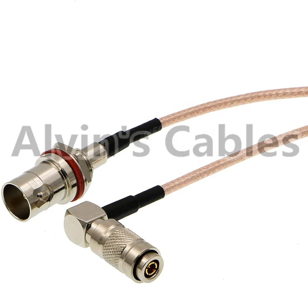 
Blackmagic HyperDeck Shuttle HD SDI Cable DIN 1.0/2.3 Right Angle to BNC Female 75ohm RG179 