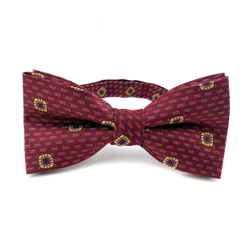 RTS  Business   Polyester Bowtie Classical  Butterfly Bow tie For Men With Gift Box
