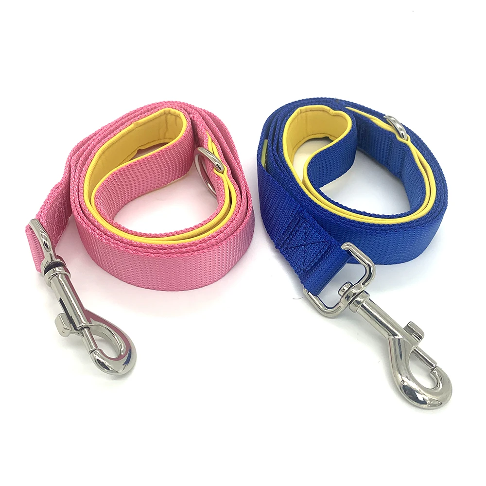 Hanyang OEM Wholesale Low Price Custom Wholesale Strong Nylon Webbing  Safety Padding Handle dog leash