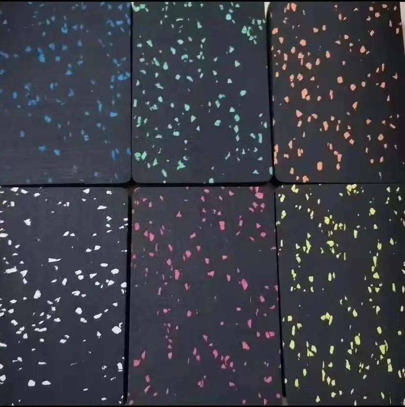 Hollow Rubber Mat Roll Colorful Rubber Floor Mat for Protective Flooring Flor Style Design