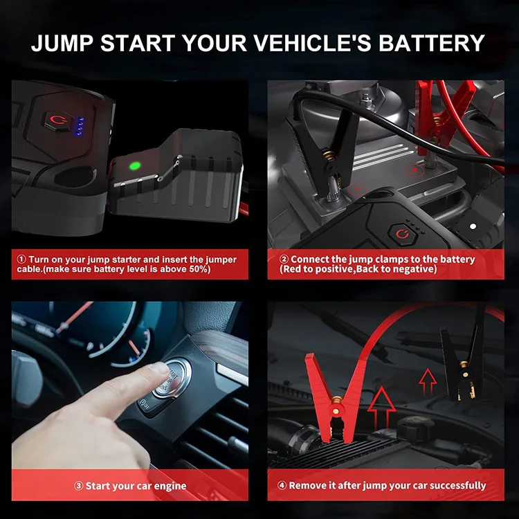 super starters capacitor mini powerbank portable battery car jump starter power bank