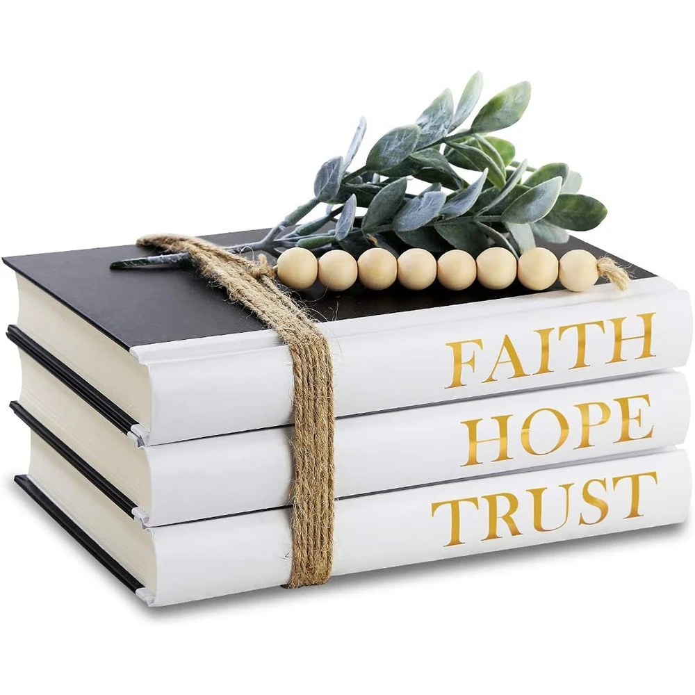 Wholesale Custom Designer Luxury Channel Fake Decorative Book Set Decor Modern Blank Faux Books Home Decoration Books Printing