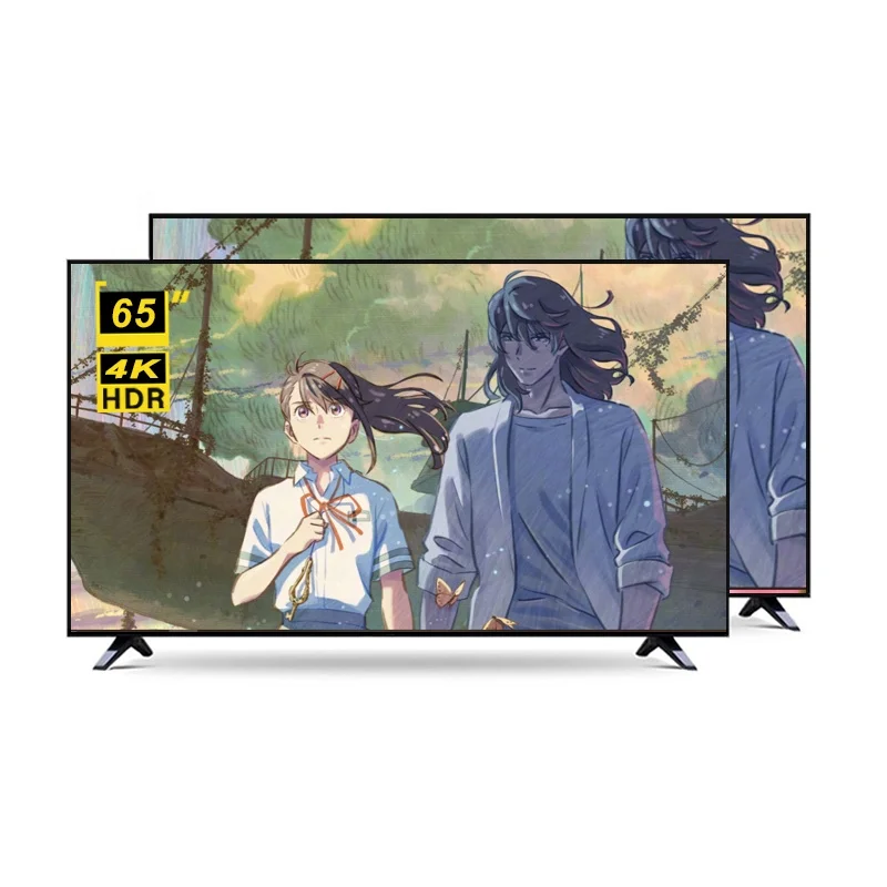 Wholesale Cheap price  4K  Narrow screen TV 65 inch Android Smart Television support various software