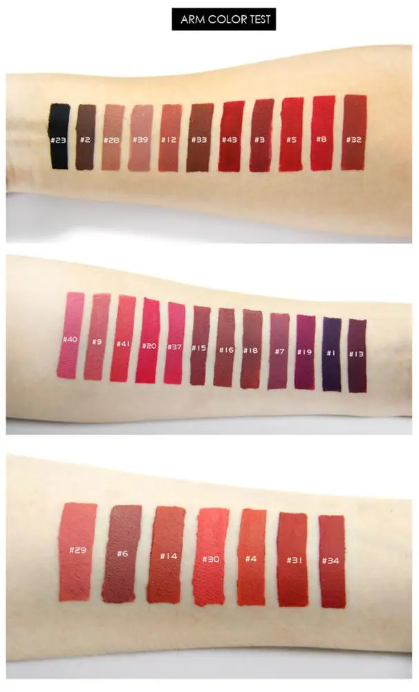 Velvet liquid matte lipstick Wholesale make your own brand makeup private label liquid lipstick