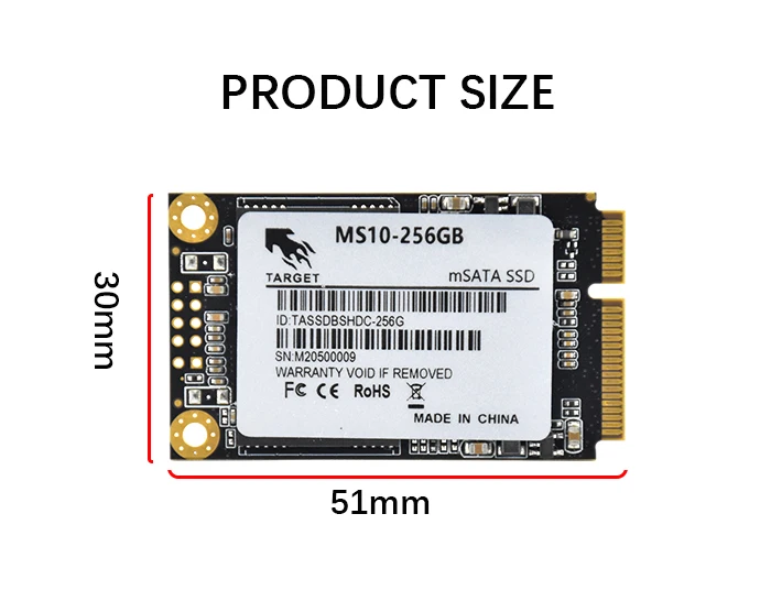 TARGET pcb mini ssd drive msata ssd hard drive 128gb msataiii ssd
