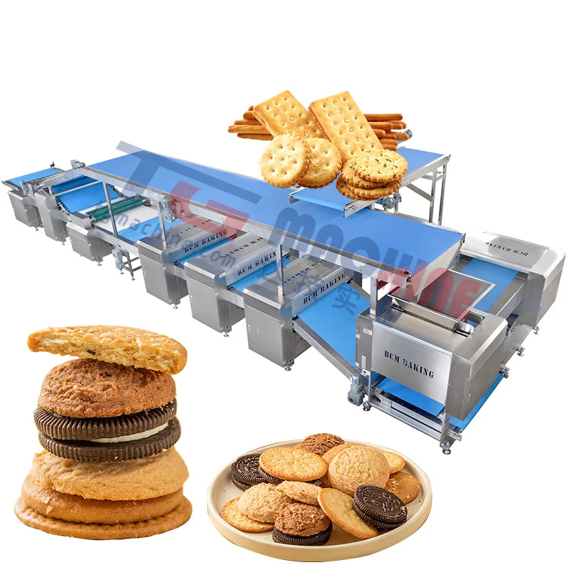 Advanced control system cracker biscuit make machine oreo biscuit make machine