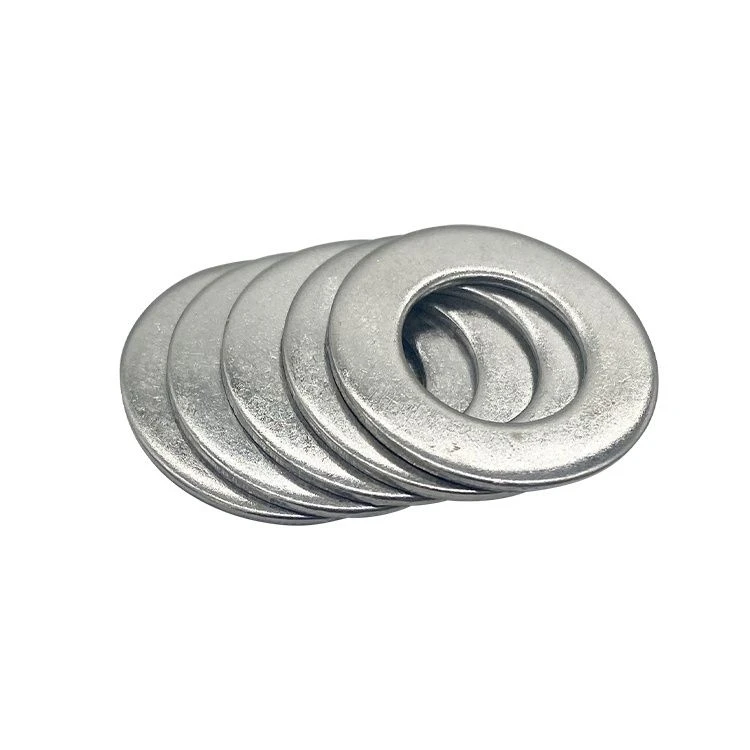 Hot Dip Galvanized M8 M10 M12 DIN125 Lock Washer Electric Power Tower Metal Copper Brass  Carbon Steel Flat Washer