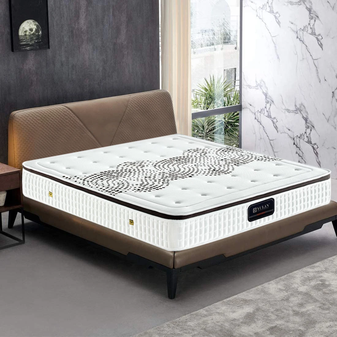 Factory Custom Queen Hybrid Mattresses Colchon Para Cama Tencel Fabric Mattress Ventilation Mattress with Zipper