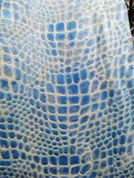 2021 New Arrival  Animal Leather Skin Natural Eco Dyed Alligator Pattern Emboss Genuine Horse Fur Skin Hide For Furniture