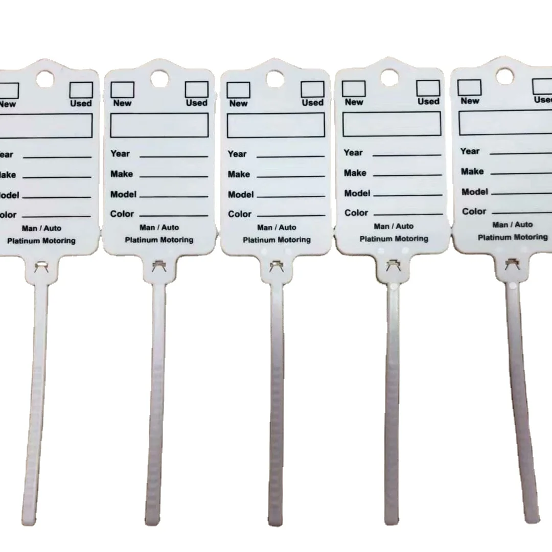 Yellow Numbered Security Zip Ties Plastic Tamper Evident Seal Tags Pull Tite Self-Locking Disposable Safety Locks