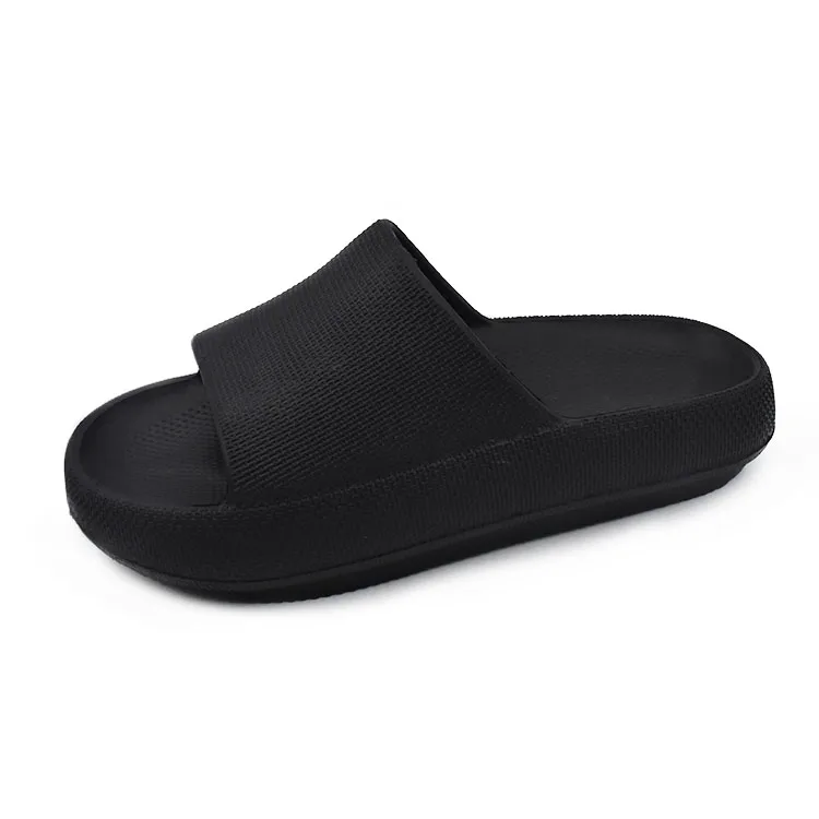 2022 Unisex light weight anti-slip Women Sandals Soft Thick Sole house slides pure color Indoor EVA slippers
