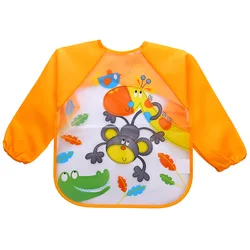 Aoyatex EVA Long Sleeve Cartoon Printing Baby Waterproof Bib