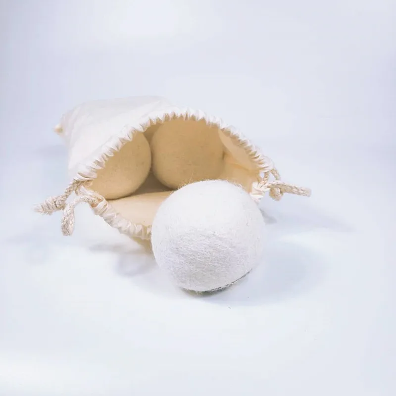 100% Wool Felt Laundry Dryer ball Washing cloth Steam ball