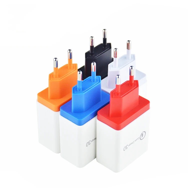 Прямая поставка с завода 3A QC3.0 4usb-порта быстрое зарядное устройство ЕС США настенное адаптер для