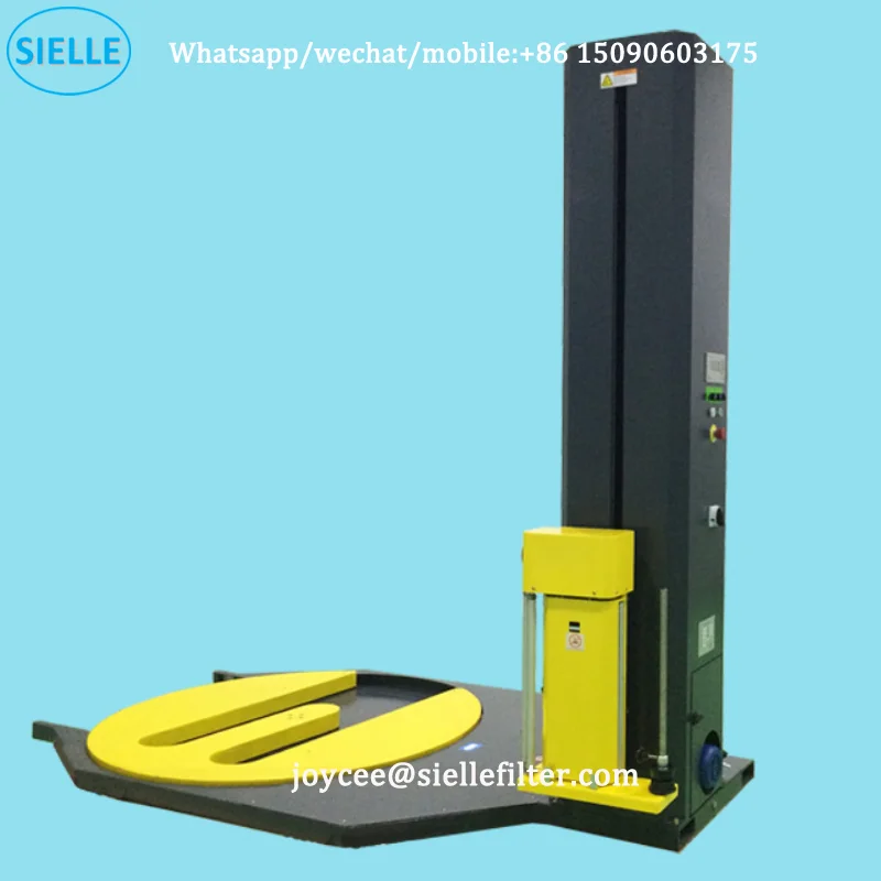 Pallet Wrapping Machine Wrapper Semi Automatic Cling Film Tray Wrapping Machine