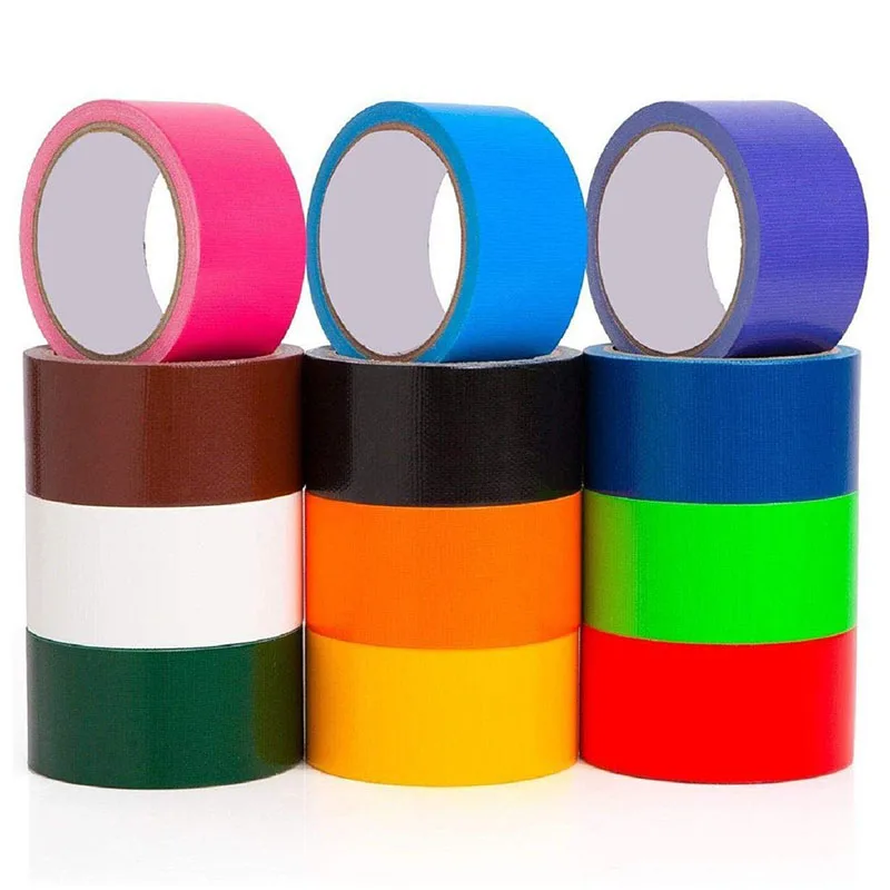 Cloth Tear Adhesive Repair Fabric Sealing Colorful Custom Heavy Duty Coloured Duct Tape