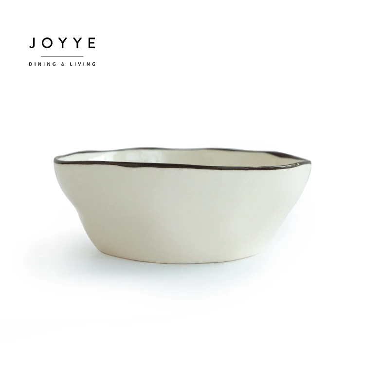 Joyye 5/7/12 inches  white ceramic rice bowl ceramic white color ceramic popcorn bowls