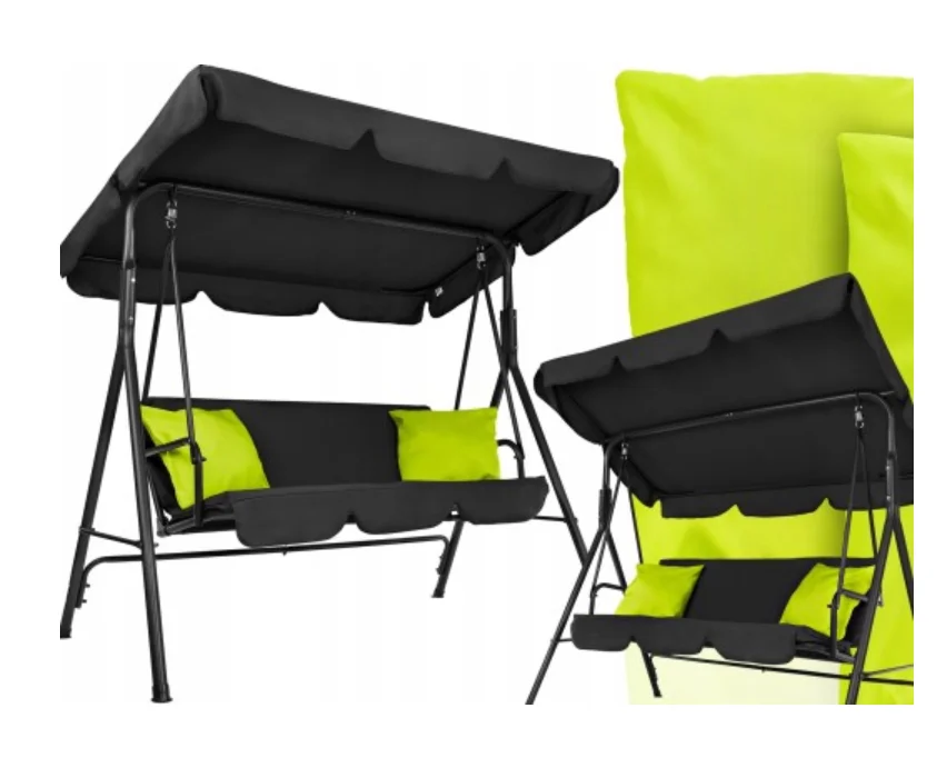 Cheap Hot Sale Top Quality Patio Furniture 3 Seaters Garden Swing Chair