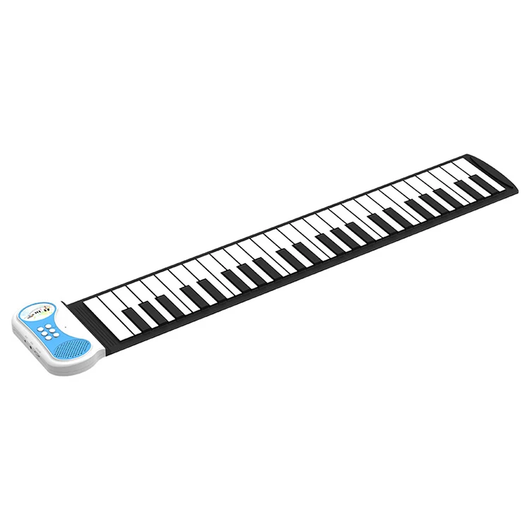 Wholesale 49 keys musical instruments digital piano eletronic upright keyboard kids roll up piano