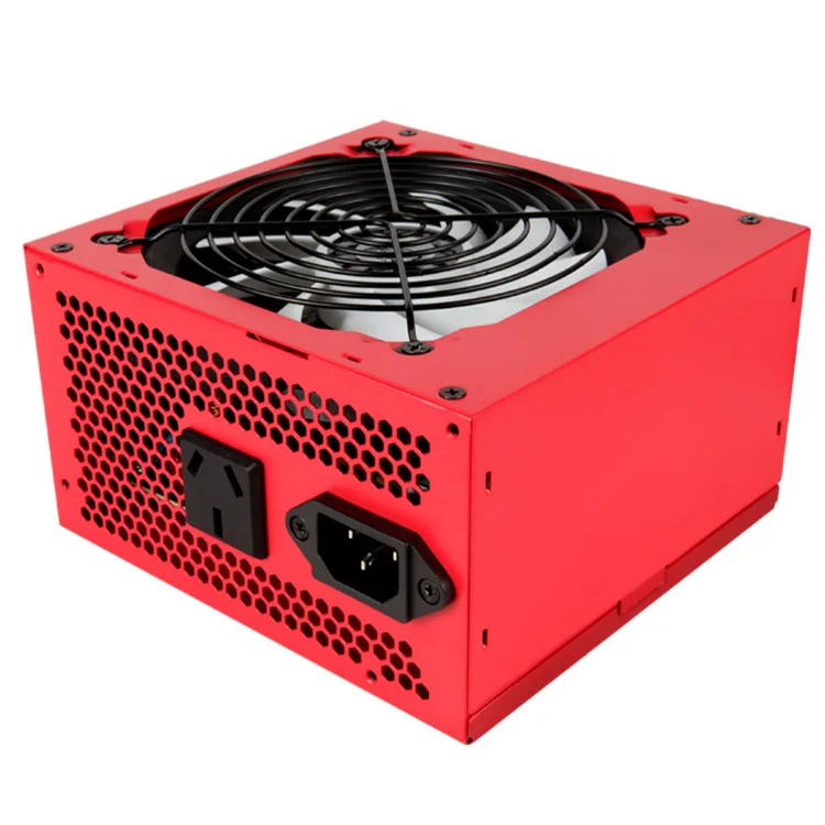  Красный блок питания 700 вт 80Plus для пк переключаемый корпус компьютера Atx