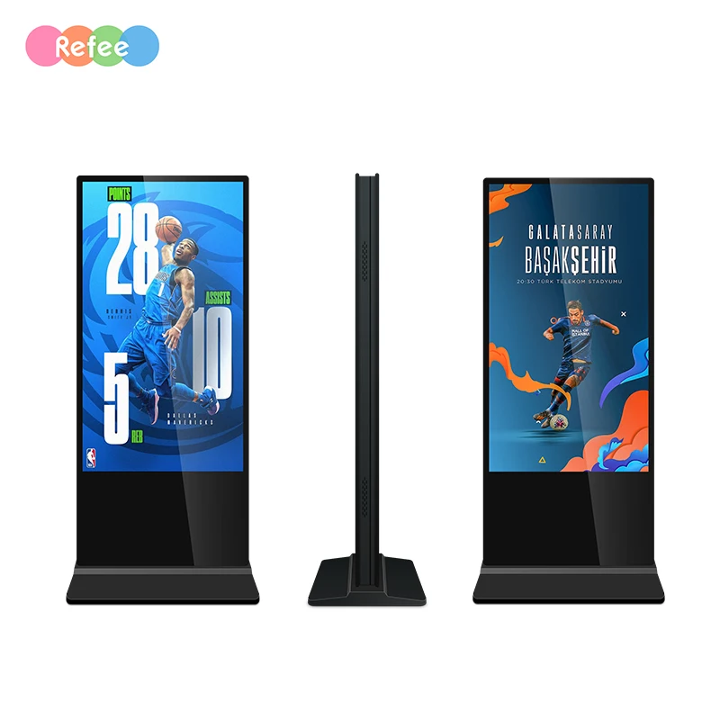 55 65 inch LCD Digital Signage and displays HD Poster 43 55 inch lcd kiosk 4k indoor advertising player HD touch screen kiosk