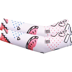 Pure Plain White Sublimation Custom Logo Protective Non Slip Compression Fishing Cycling Sports hombr Arm Sleeve Cover