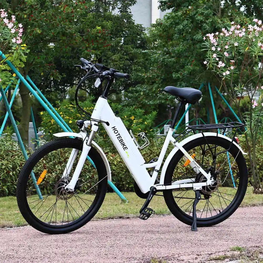 Warehouse 250W 500W 750W Ebike Bicycle Electric City Bike 6061 Aluminum Alloy Fat Tire With Lithium Battery