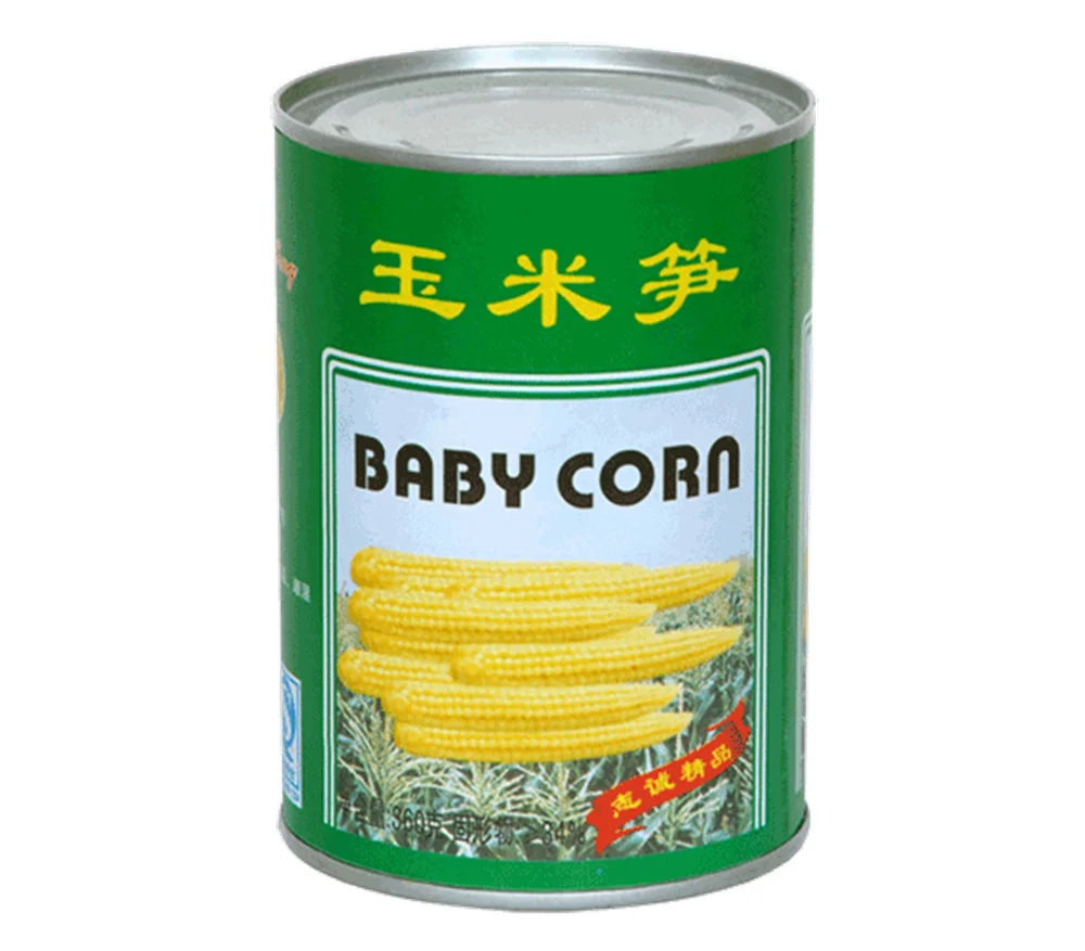 KWS Light sweet taste canned baby corn young corn from China