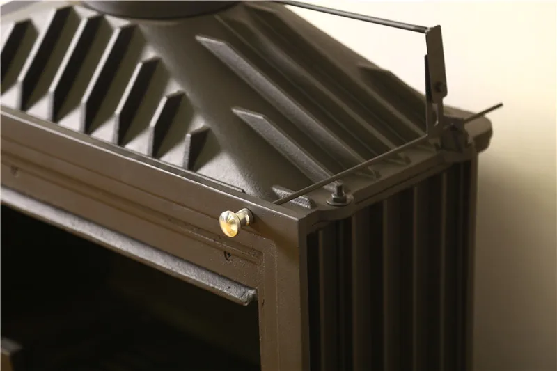 Wood Burning Fireplace Wood Wooden Stove Insert Hot Sale Cast Iron Camiol MOQ 50 Pieces Matt Black Indoor Apartment Support