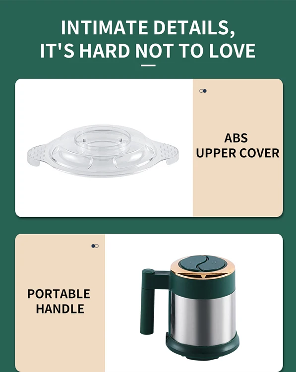 5 Blade Heat And Slip Heat Resistant Meat Chopper Masher And Smasher Electronic Meat Chopper Mini Electric 3L Meat Chopper