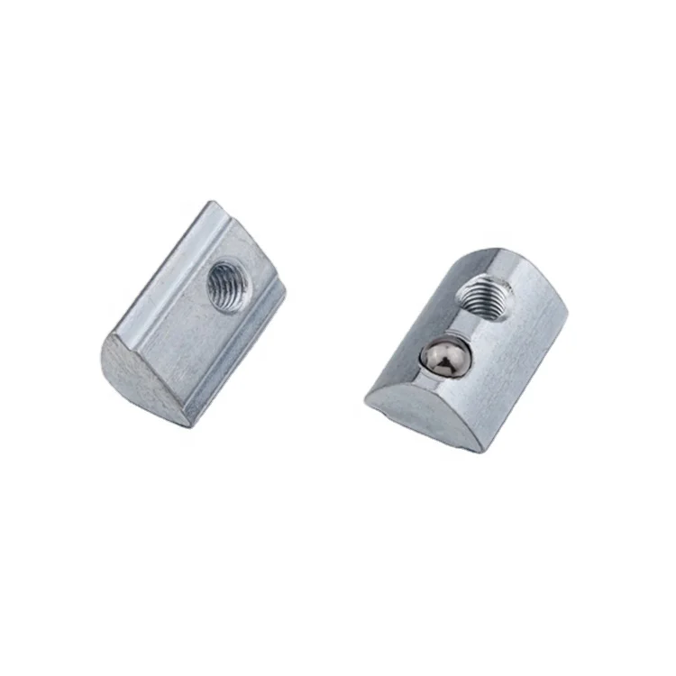 Factory price Spring T Slot Nut  High Quality M3 M4 M5 M6 M8 Connection Nut Fastener for Aluminium Profile