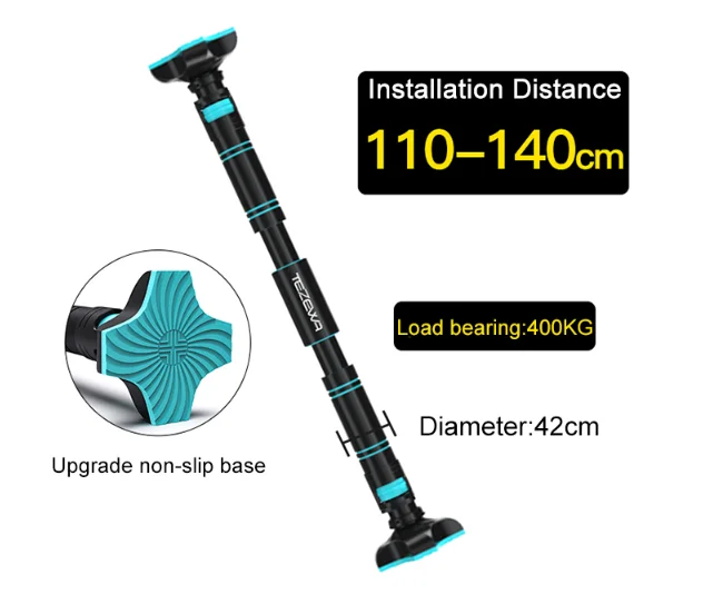 Custom exercise equipment wall mount indoor home gym door horizontal bar horizontal pull up bar