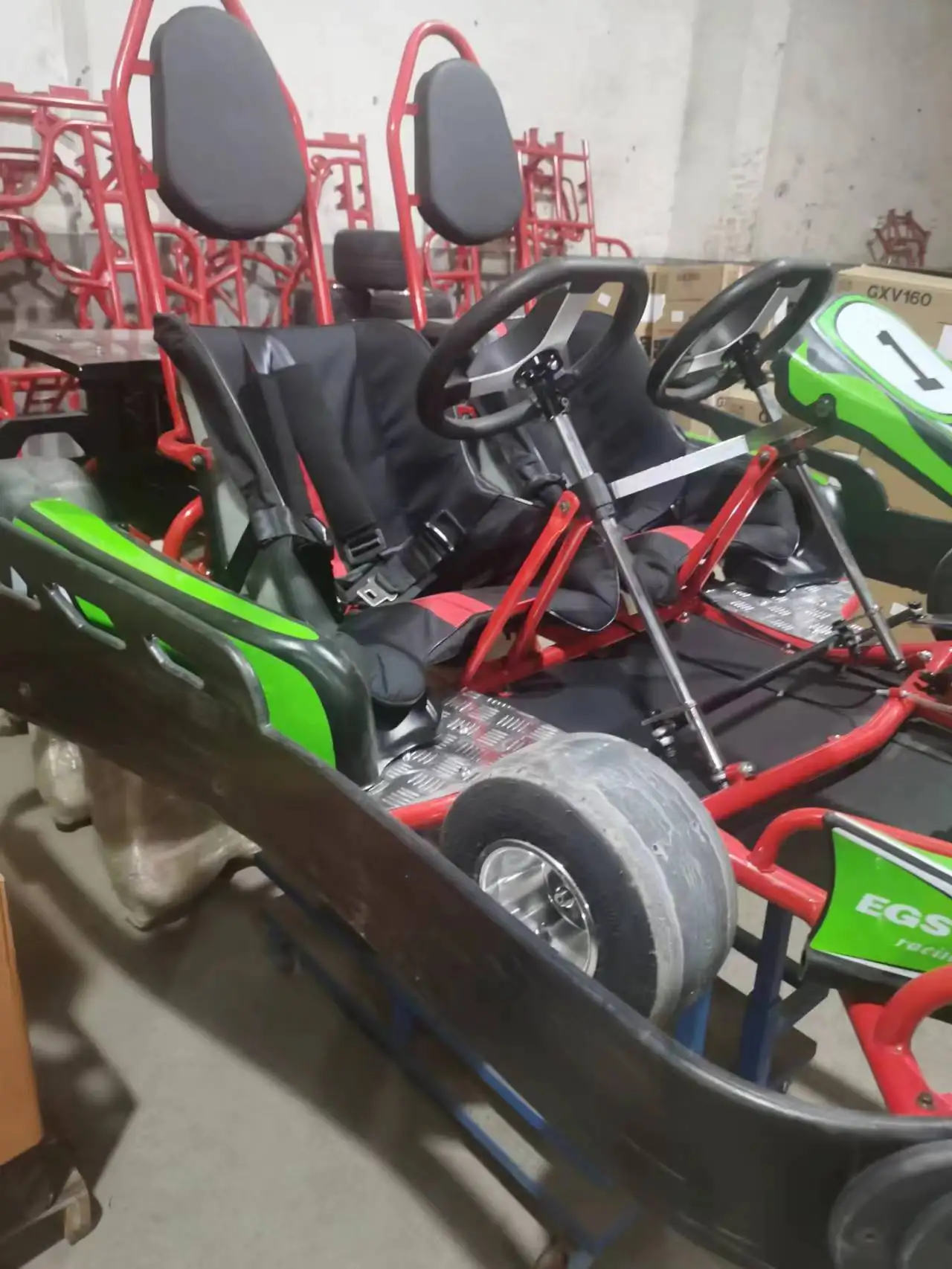 Hot Sale Cheap Gocart Electric Karting Cars Race Go Kart Ride on Car for Child Youth Adult Pink Black Yellow Blue Seat Copper