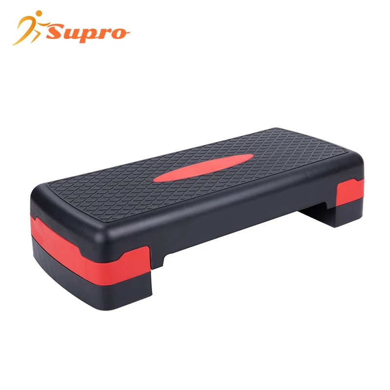 Supro New Custom Adjustable Aerobic Stepper Exercise Step Platform Aerobic Stepper