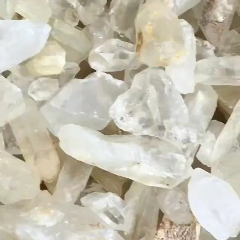Заводская оптовая продажа прозрачных кристаллических кварцевых исцеляющих необработанных камней по конкурентоспособной цене