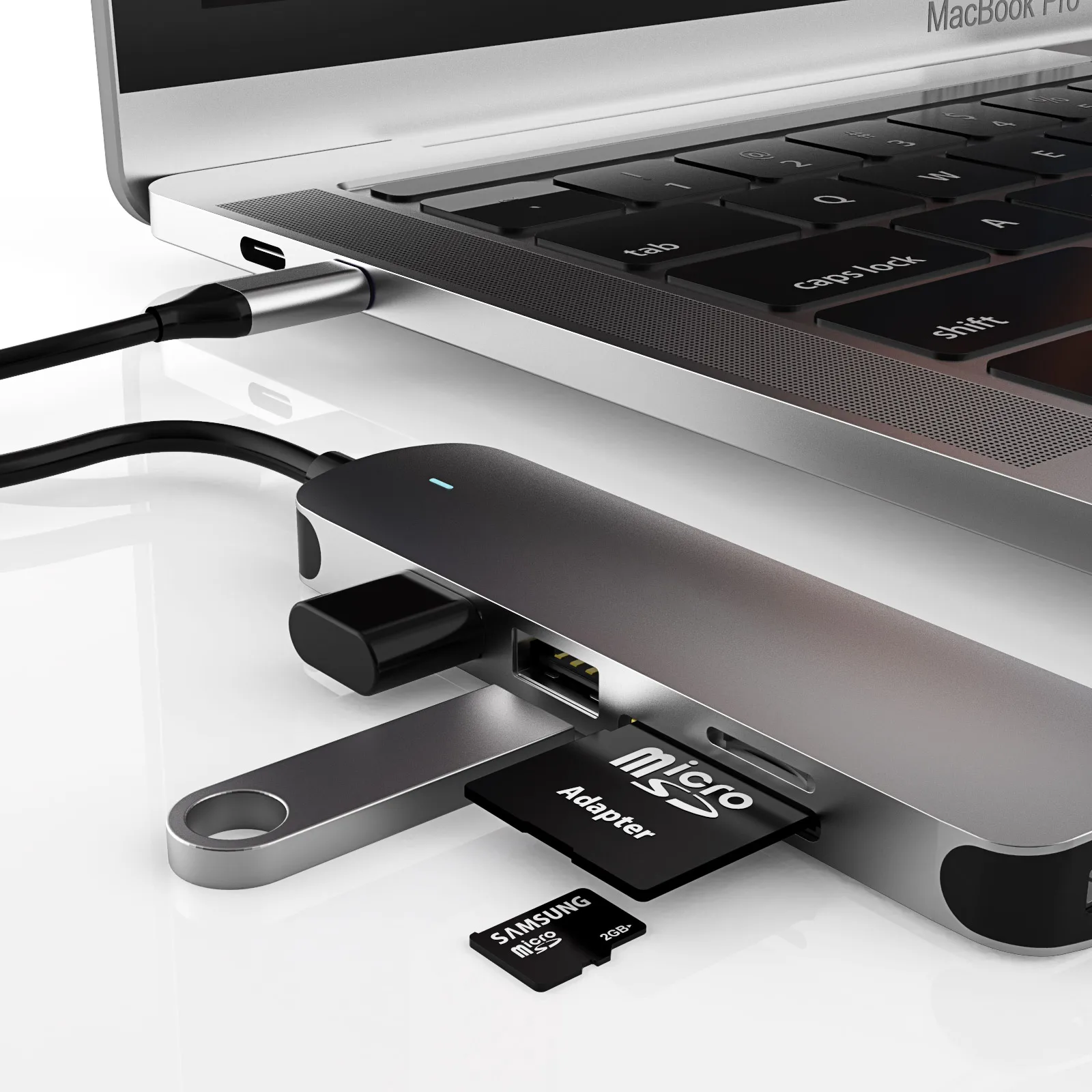  5 в 1 USB3.0 концентратор док-станция для ноутбука 4K HD SD/TF USB 3 0 Type-C порт C MacBook Pro поверхность iMac