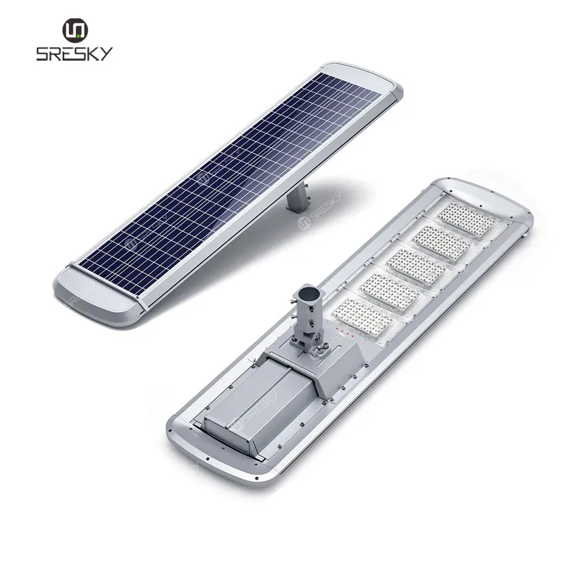 SRESKY High quality automatic dust sweeping and snow cleaning 80watt 60w all in one solar.light