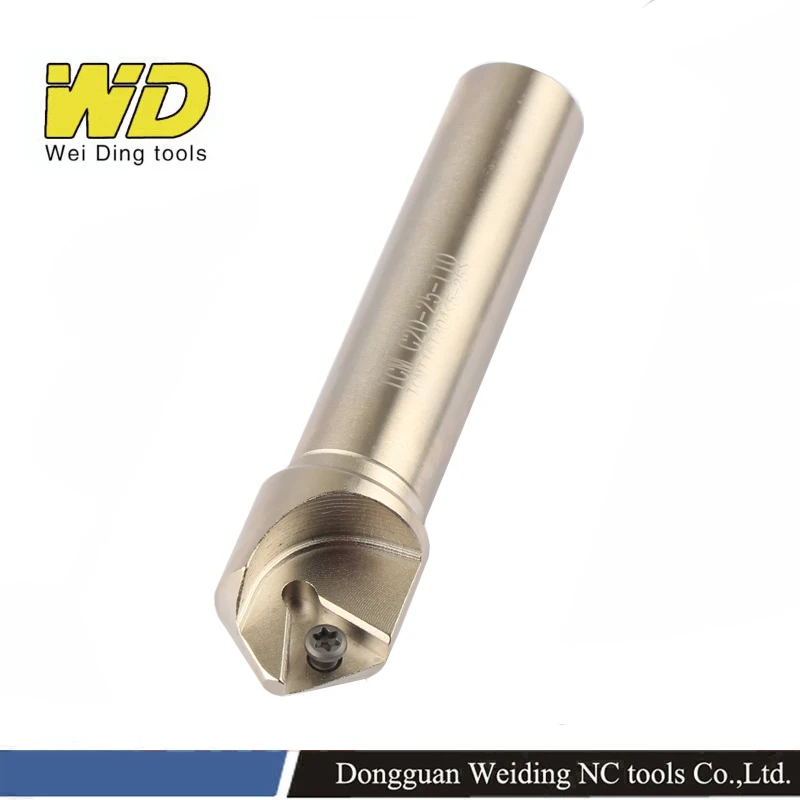 CNC chamfering tool holder 45 Degree Chamfer Cutter Milling 12 16 20 25mm C16-20-110 TCMT Carbide Inserts CNC Chamfer Tools