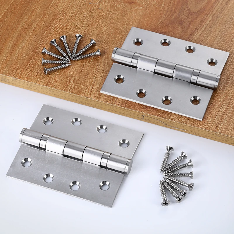 Guangdong hardware hinge 4x4 ball bearing stainless steel 304 door hinge 4 inches